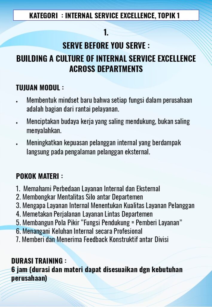 Service Excellence