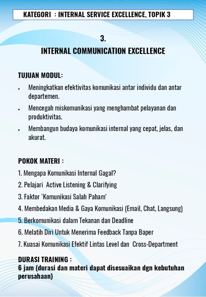 Service Excellence