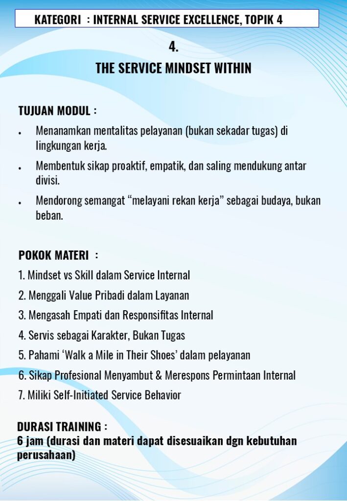 Service Excellence