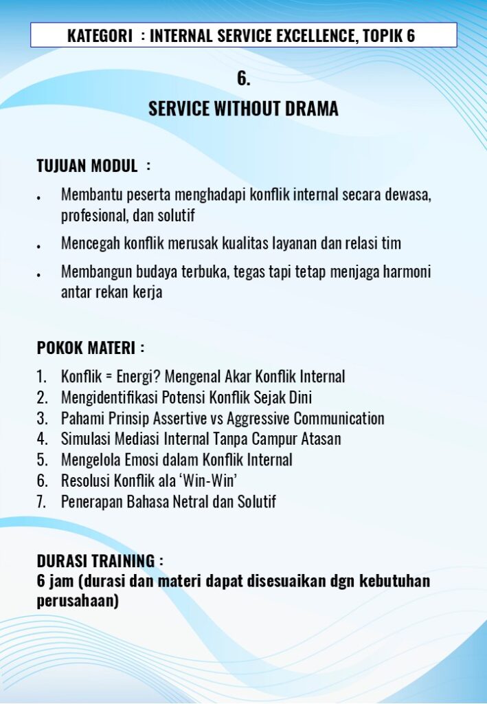 Service Excellence