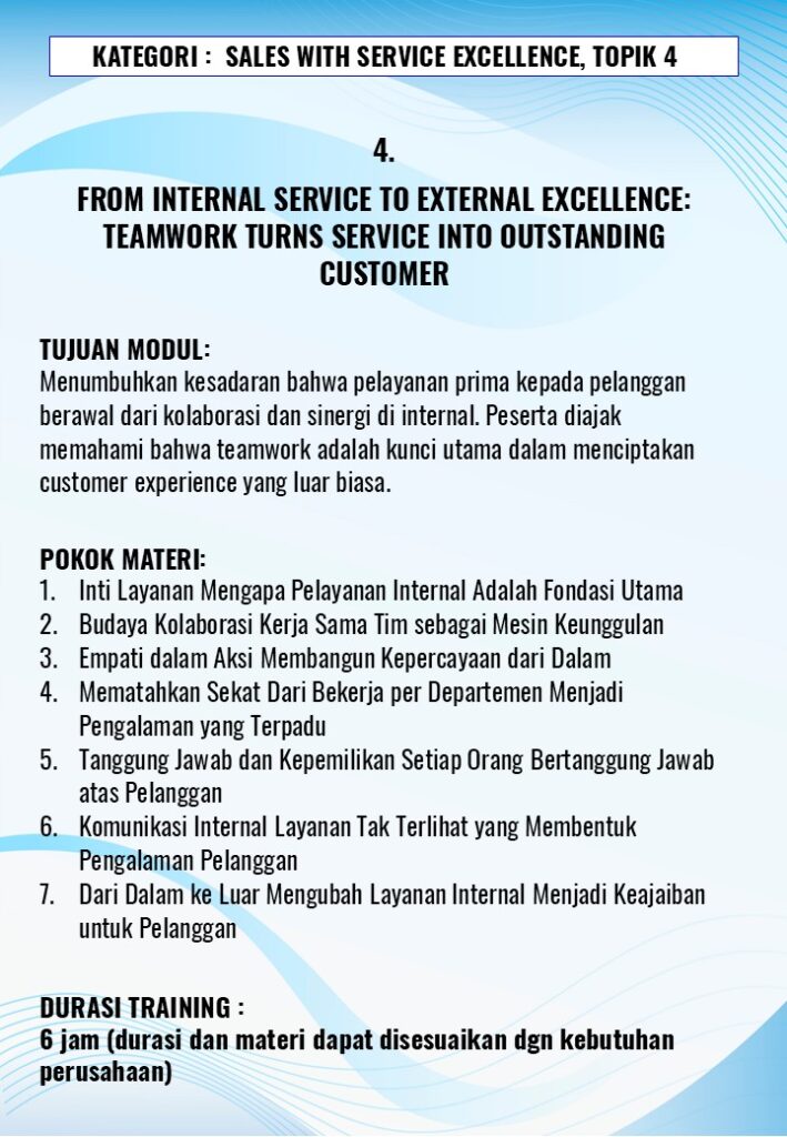 Service Excellence