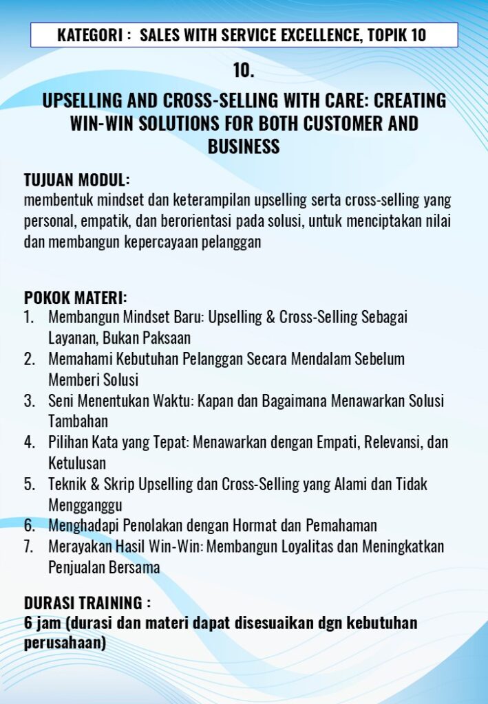 Service Excellence