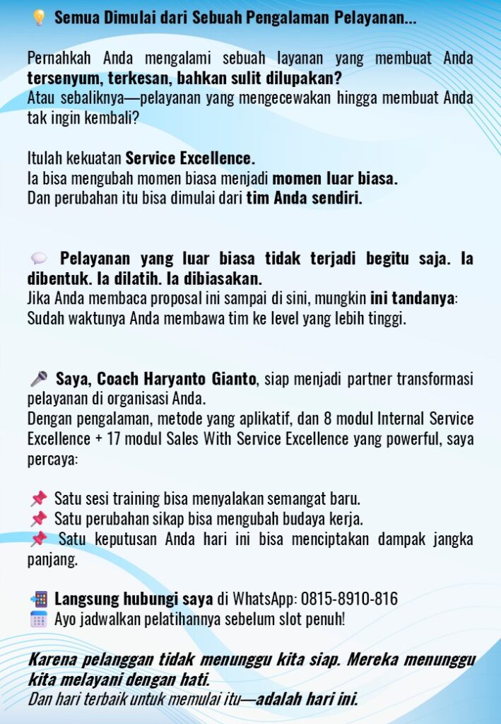 Service Excellence